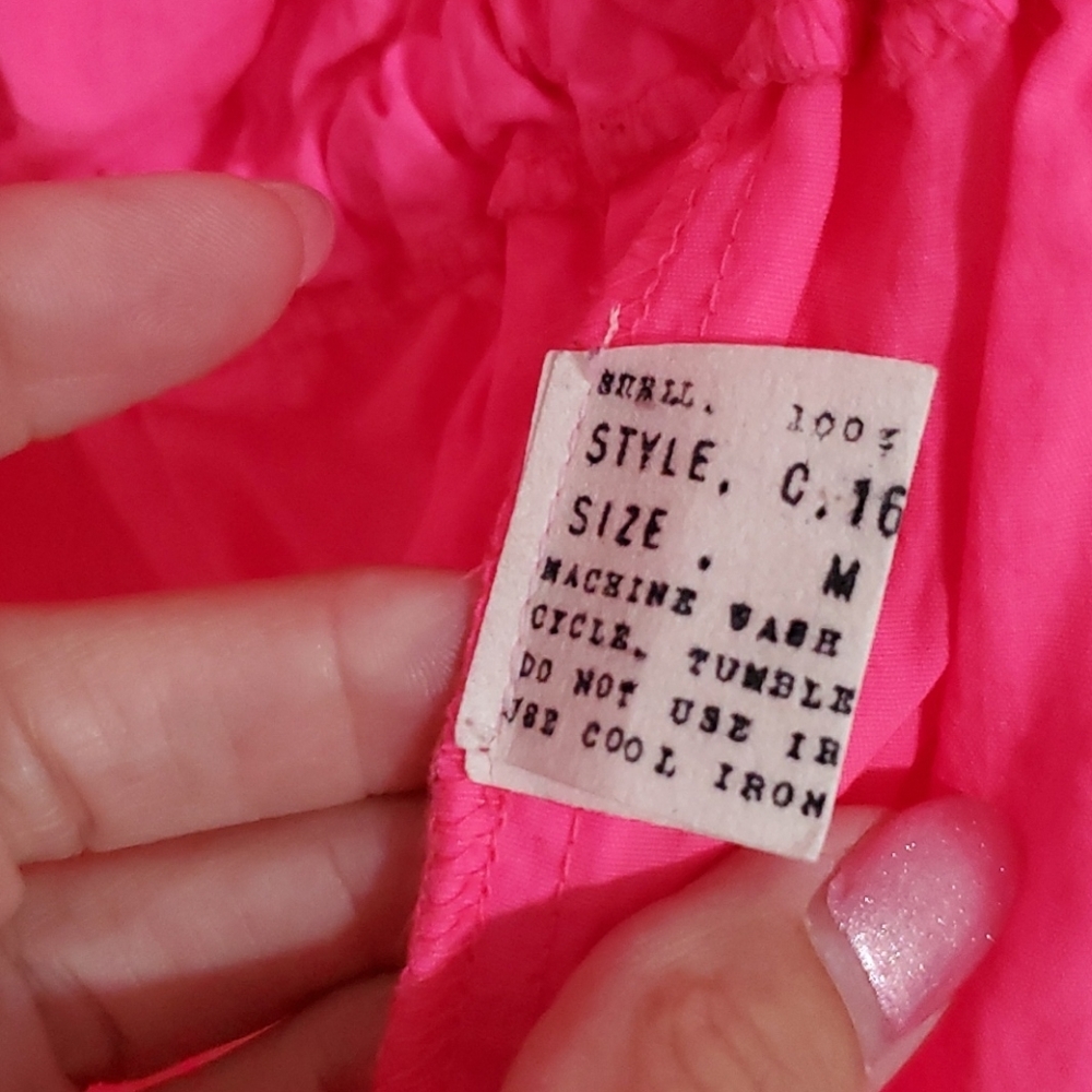 AVON FASHIONS Neon pink windbreaker jog running M - Picture 9 of 10